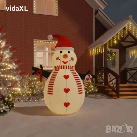 vidaXL Надуваем снежен човек с LED 250 см(SKU:345372), снимка 2 - Други - 52623503