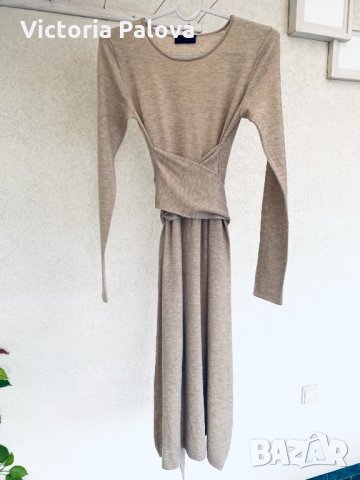 Много скъпа рокля FTC кашмир(50%) и нежна вълна, снимка 5 - Рокли - 34575612