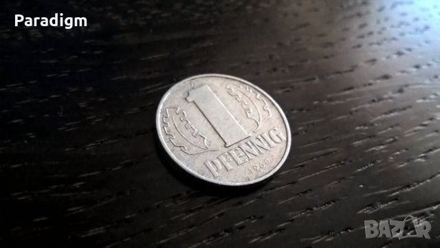 Монета - Германия - 1 пфениг | 1960г.; серия А