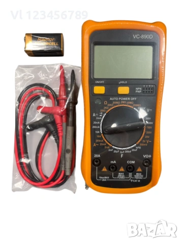Цифров мултиметър VC-890D, Мултицет