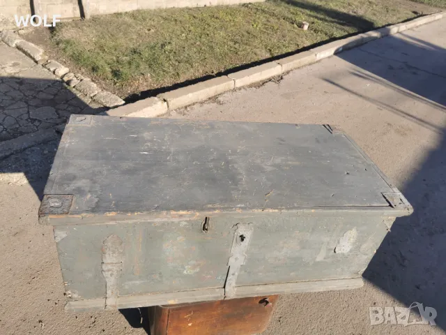 Стар сандък за чииз от миналото, снимка 2 - Антикварни и старинни предмети - 48721091