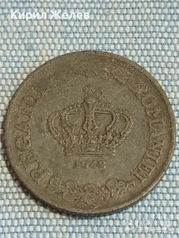 Стара монета 20 лей 1943г. Кралство Румъния за КОЛЕКЦИЯ ДЕКОРАЦИЯ 41158, снимка 3 - Нумизматика и бонистика - 48754883