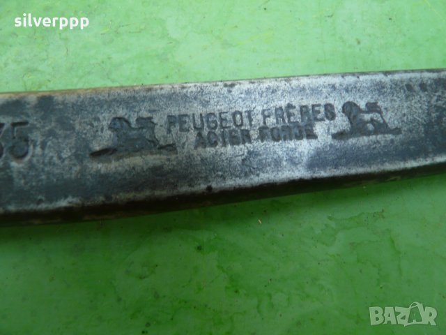  Стар ключ PEUGEOT FRERES , снимка 2 - Ключове - 33543029