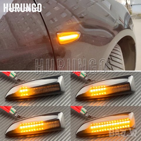 Бягащи лед мигачи шевролет лед мигачи бягащ мигач за мигач Opel Astra J K Zafira Insignia , снимка 4 - Аксесоари и консумативи - 34639882