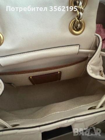 Раница естествена кожа на Coach, снимка 2 - Раници - 53060670