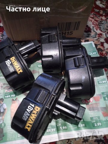 Батерии за DeWalt 18V, снимка 2 - Винтоверти - 36633123