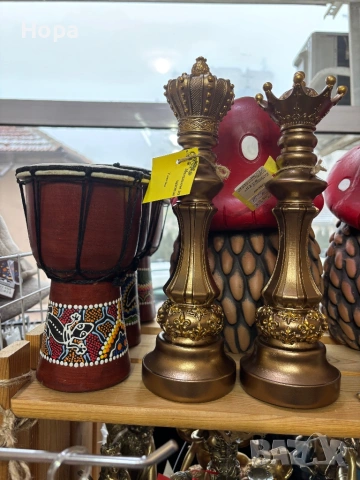 Цар и Царица - шахматни фигури , снимка 3 - Статуетки - 53399000