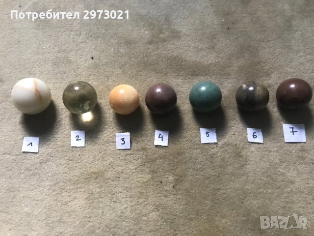 колекция мраморни топки изкуство