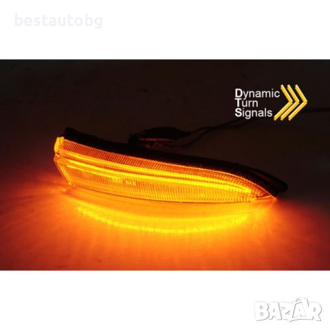 LED мигачи за странични огледала за Ford Fiesta (2013-2016) опушени, снимка 2 - Аксесоари и консумативи - 43582583