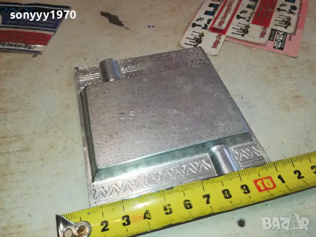 СТАР АЛУМИНИЕВ ПЕПЕЛНИК 1901251407, снимка 18 - Антикварни и старинни предмети - 48739218