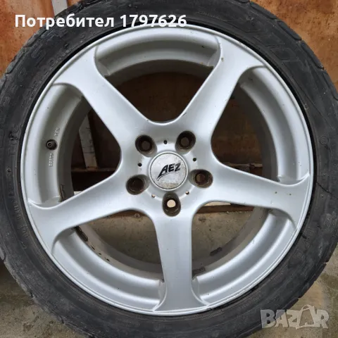 Джанти AEZ 17 5x120, снимка 6 - Гуми и джанти - 49708424