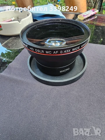 Леща разширител за обектив HD DSLR MC AF 0.43X, снимка 3 - Обективи и филтри - 51074842