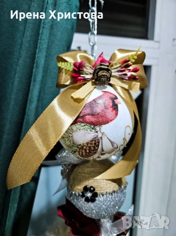 Ръчно изработени Коледни играчки, снимка 8 - Декорация за дома - 52685285