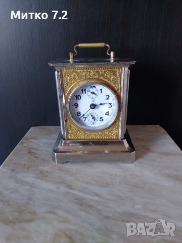 настолен  часовник с латерна JUNGHANS - Жокер, снимка 2 - Антикварни и старинни предмети - 39697233