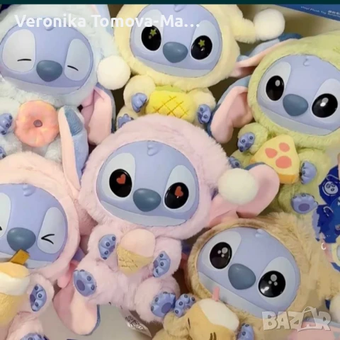 Labubu stich играчки 14см, снимка 2 - Плюшени играчки - 49645537