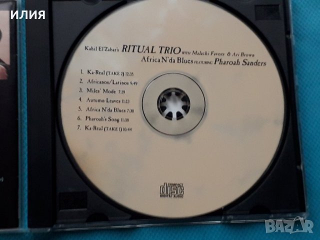 Kahil El'Zabar's Ritual Trio Feat. Pharoah Sanders – 2000 - Africa N'da Blues(Contemporary Jazz), снимка 3 - CD дискове - 42998786