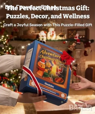 Нов Коледен Адвент Календар с 13 уникални пъзела и 3D дизайн за деца, снимка 3 - Игри и пъзели - 48306426