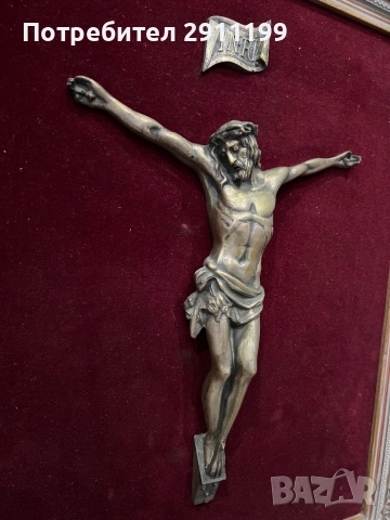 Метално разпятие – картина, снимка 5 - Картини - 52096094