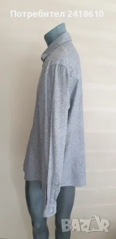 Hugo Boss Rikki Slim Fit Cotton Bamboo Mens Size XL  ОРИГИНАЛ! Мъжка Риза!, снимка 6 - Ризи - 50168662