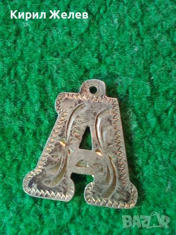 СРЕБЪРНА БУКВИЧКА А - ФИН РЪЧНО ОРНАМЕНТИРАН МЕДАЛЬОН СРЕБРО 925 АРТ ВИСУЛКА СРЕБЪРНА БУКВА 28782, снимка 2 - Колиета, медальони, синджири - 39266950