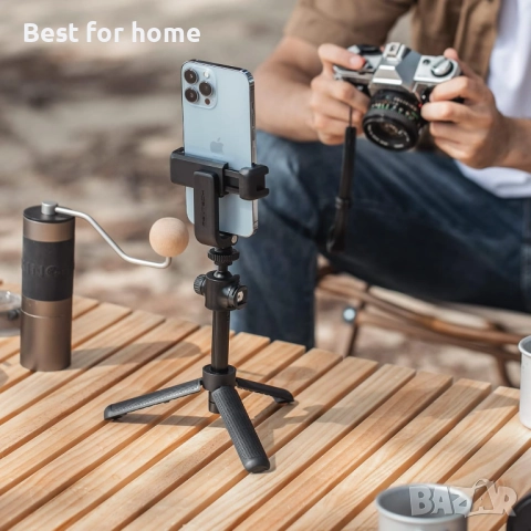 PGYTECH Мини статив с държач за телефон, снимка 9 - Селфи стикове, аксесоари - 52628389