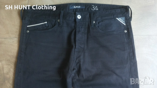 REPLAY Stretch Mens Jeans Размер 34 / 32 мъжки еластични дънки 9-68, снимка 2 - Дънки - 53139851