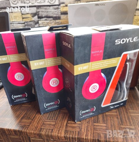 слушалки SOYLE - FOLDABLE HEADPHONES - SUPER BASS от Германия 

, снимка 7 - Слушалки, hands-free - 42948780