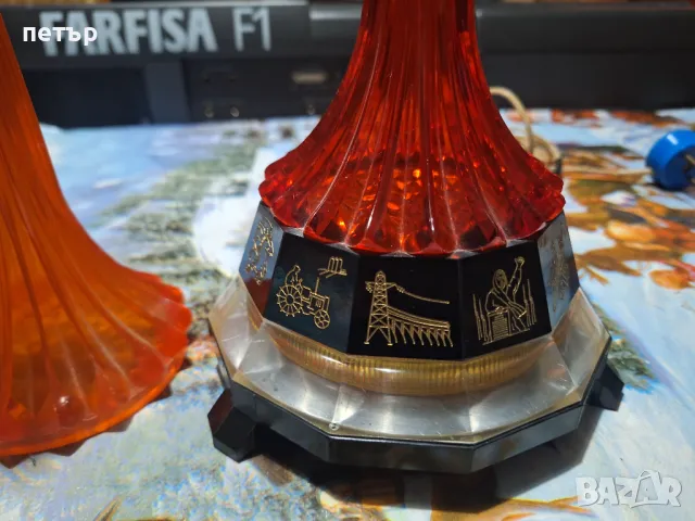 Стара руска лампа, снимка 5 - Антикварни и старинни предмети - 49089665