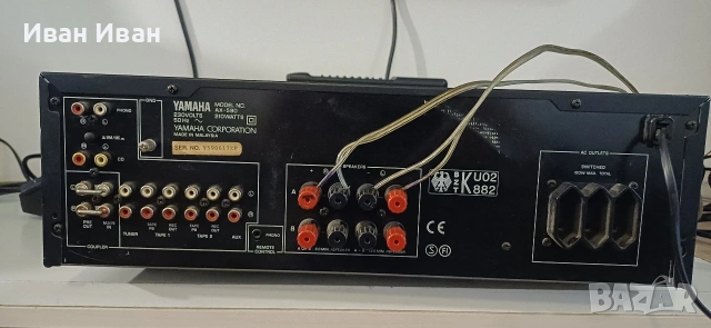 Усилвател YAMAHA AX-590, снимка 5 - Ресийвъри, усилватели, смесителни пултове - 53608032