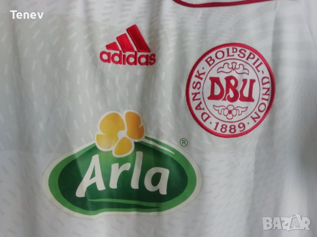 Denmark Adidas оригинална футболна тениска фланелка Дания Национален отбор, снимка 2 - Тениски - 40181045