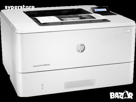 Принтер Лазерен Черно-бял HP LaserJet Pro M404DW Бърз и ефективeн принтер, снимка 3 - Принтери, копири, скенери - 33536532