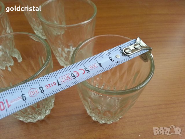 Руски стъклени чаши чашки , снимка 4 - Антикварни и старинни предмети - 36906171