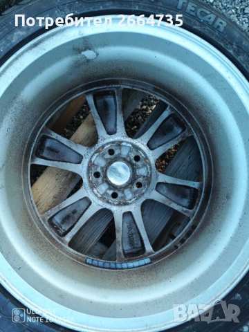 Лети джанти с гуми Subaru 5/100/17, снимка 3 - Гуми и джанти - 52286161