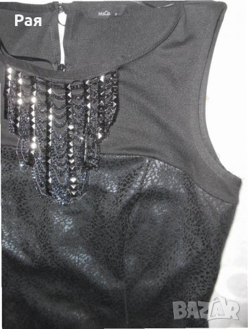 Елегантна черна рокля MAX&Co, снимка 6 - Рокли - 27420513