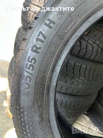 Зимни Гуми 205/55/17 Continental 4 броя, снимка 5 - Гуми и джанти - 51642298