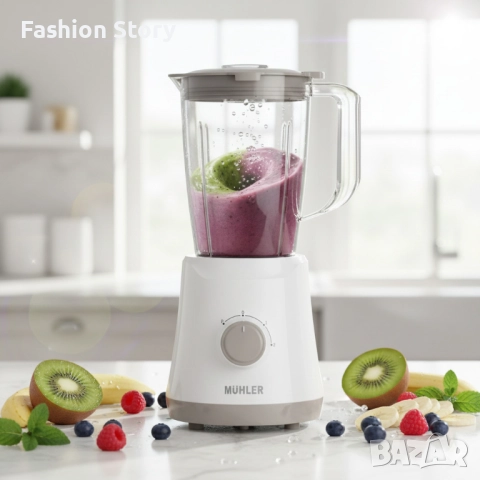 Блендер Muhler MB-355, 500W, 1.5 л, пластмасова кана