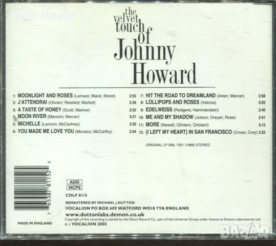 Jonny Howard, снимка 2 - CD дискове - 37740404