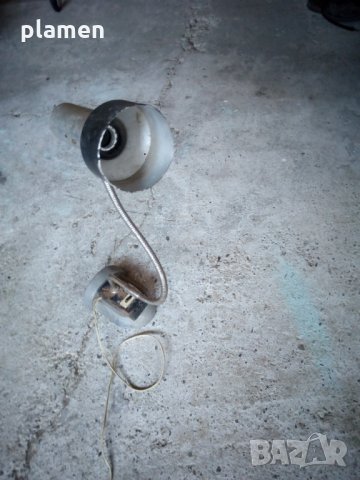 Индустриална лампа, снимка 2 - Антикварни и старинни предмети - 26846996