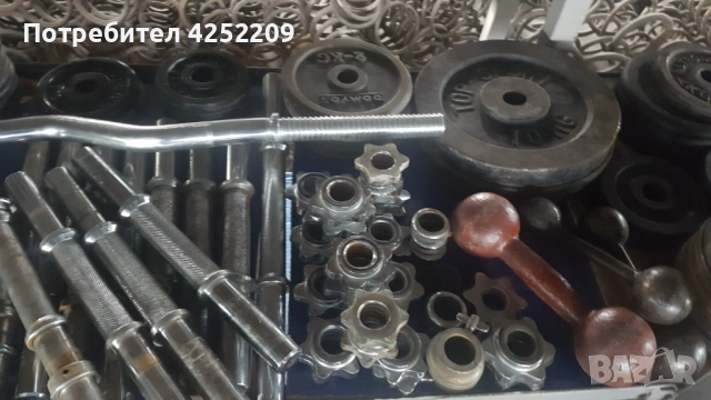 Дъмбели на килограм и лостове, снимка 7 - Фитнес уреди - 52042826