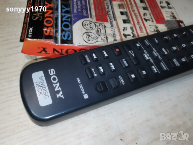 SONY RM-D29M MINIDISC DECK REMOTE-SWISS 1512251839, снимка 10 - Ресийвъри, усилватели, смесителни пултове - 52804832