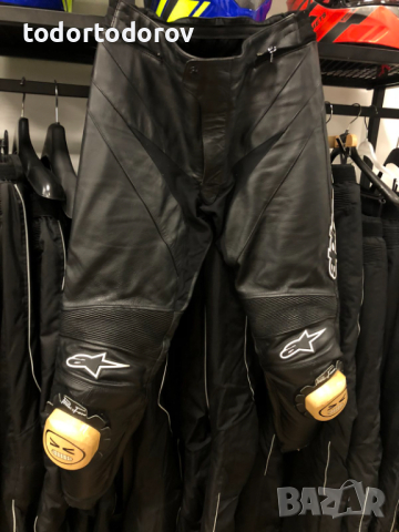 Кожен мото панталон ALPINESTARS APEX, протектори,52 М-L,като нов, снимка 3 - Аксесоари и консумативи - 44864549