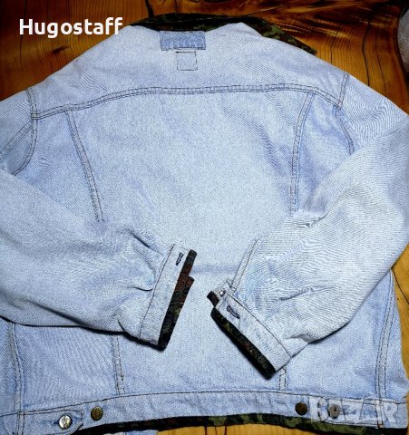 Мъжки оригинални винтидж маркови дънкови якета графити надписи М L Xl, снимка 7 - Якета - 43287814