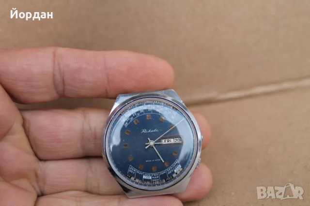 СССР мъжки часовник ''Ракета календар'' , снимка 10 - Мъжки - 49934000