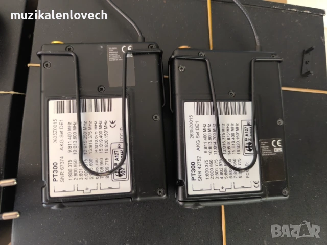 AKG WMS 300 INSTRUMENTAL SET - БЕЗЖИЧНА СИСТЕМА ЗА ИНСТРУМЕНТ Х 2 кмл - Made In Austria, снимка 6 - Микрофони - 50859999