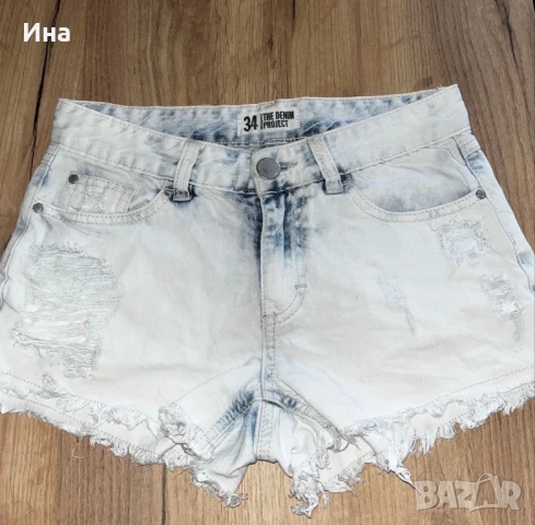 ЧИСТО НОВИ къси дънкови панталонки, снимка 1