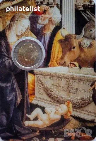Комплект - Сан Марино 2024 - 2 евро - Декларация за граждански права + Доменико Гирландайо BU, снимка 10 - Нумизматика и бонистика - 48145738