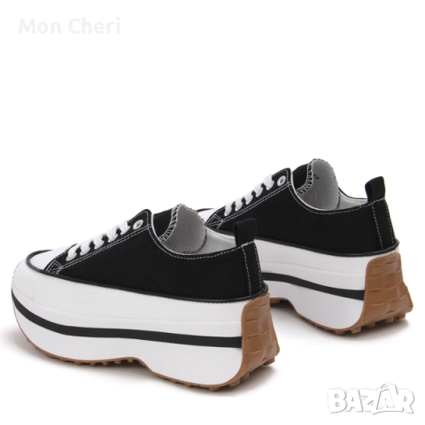 Дамски Кецове На Платформа, снимка 2 - Кецове - 52843464