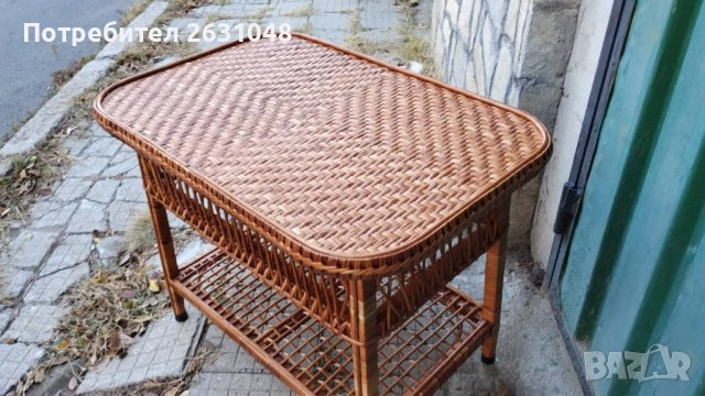 плетена ратанова маса, снимка 5 - Други стоки за дома - 43018997