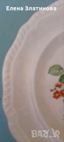 Порцеланова чиния , снимка 2 - Чинии - 43452193
