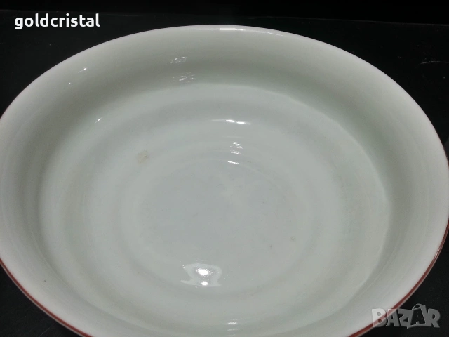 Стар български порцелан купа , снимка 4 - Антикварни и старинни предмети - 53322792